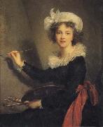 Elisabeth-Louise Vigee-Lebrun Self-Portrait oil